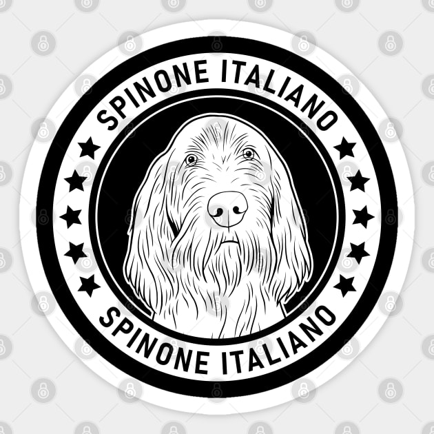 Spinone Italiano Fan Gift Sticker by millersye